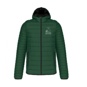DOUDOUNE AVEC MANCHES ET CAPUCHE (homme) - Clichés aux poils - Vert Foret - K6110
