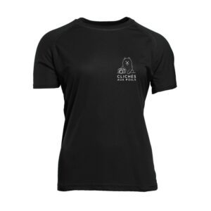 T-Shirt respirant (femme) - Clichés aux poils - Noir - IB301