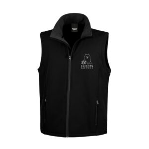 SOFTSHELL SANS MANCHE (femme) – Clichés aux poils - Noir - R232F
