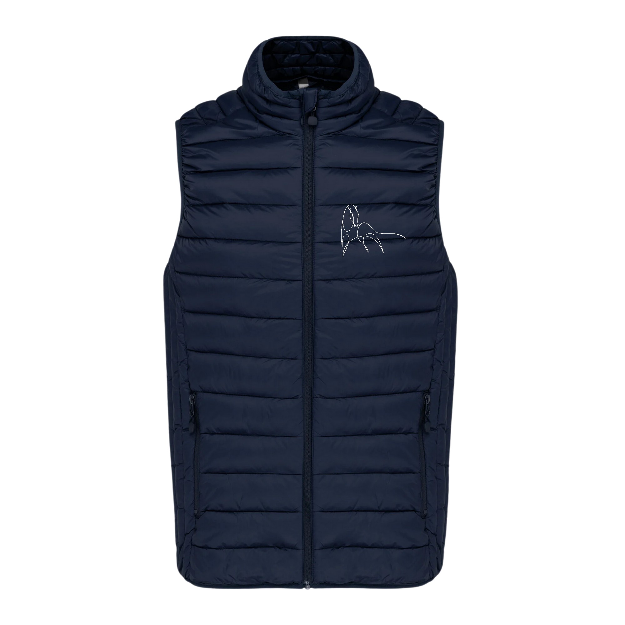 DOUDOUNE SANS MANCHES (enfant) - Coralie Galoy Dressage - Navy - K6115