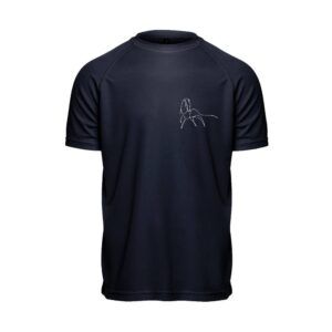 T-Shirt respirant (enfant) - Coralie Galoy Dressage - Navy - IB302