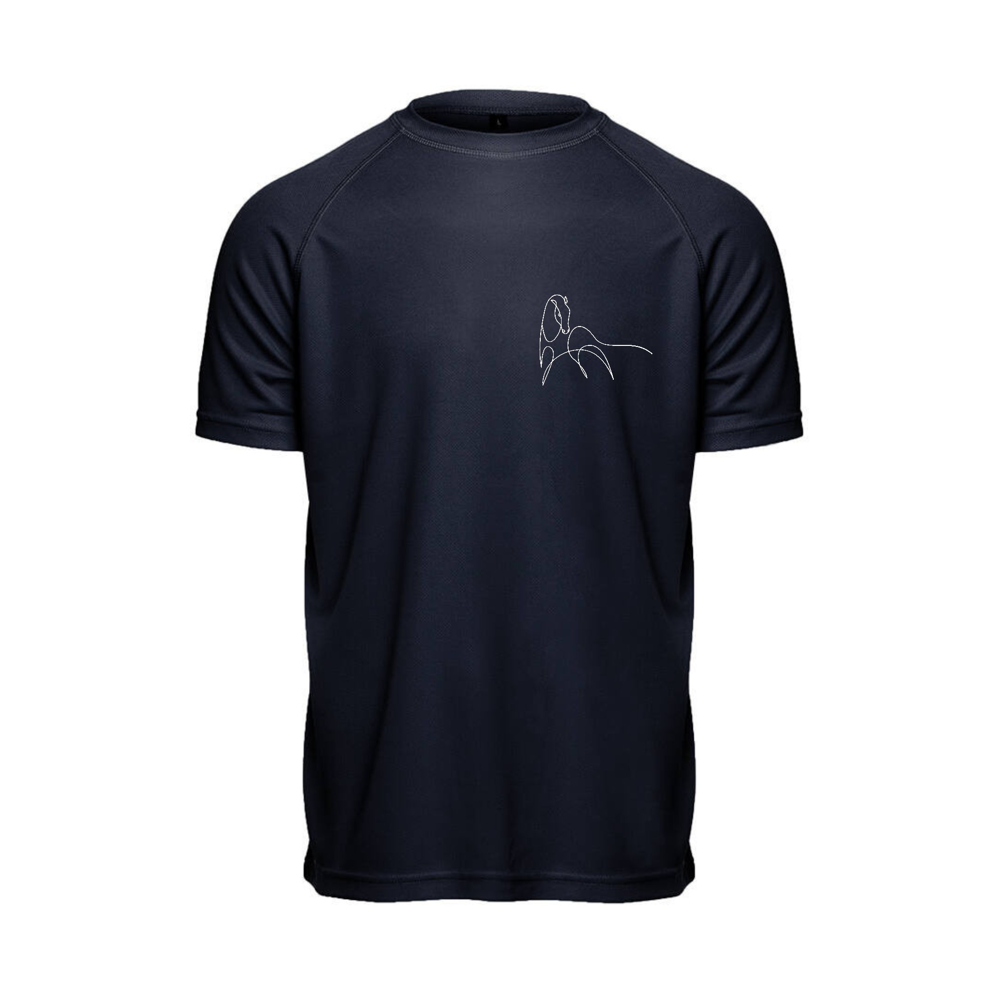 T-Shirt respirant (enfant) - Coralie Galoy Dressage - Navy - IB302