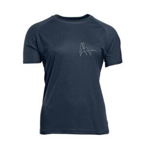 T-Shirt respirant (femme) - Coralie Galoy Dressage - Navy - IB301