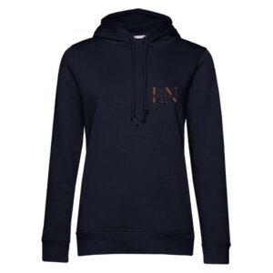 SWEAT A CAPUCHE (femme) – Écurie d'LN - Navy - BCW34B