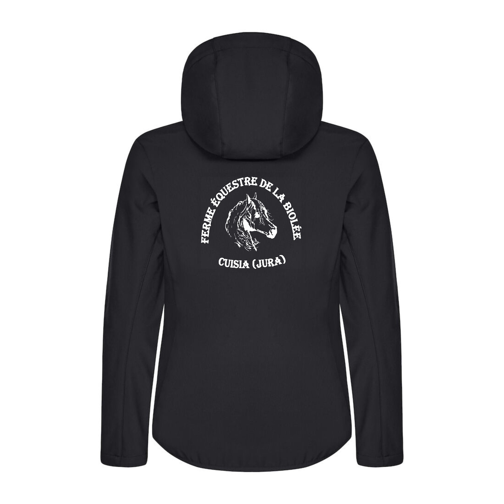 SOFTSHELL "Classic" (femme) - Ferme Equestre de la Biolée - Noir - 0200917 – Image 3