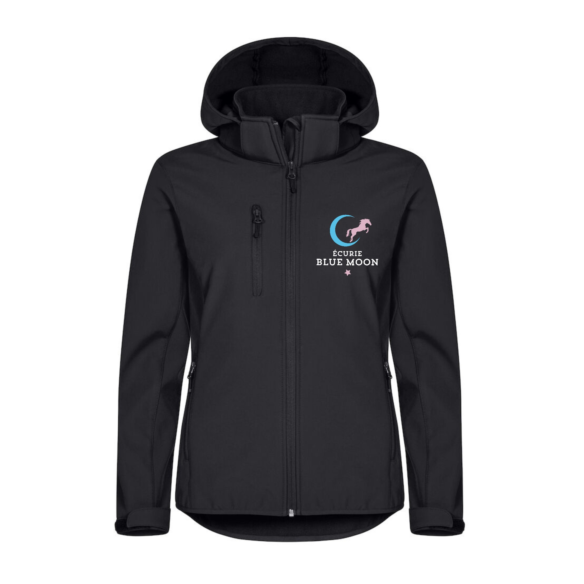 SOFTSHELL "Classic" (femme) - Écurie BlueMoon - Noir - 0200917