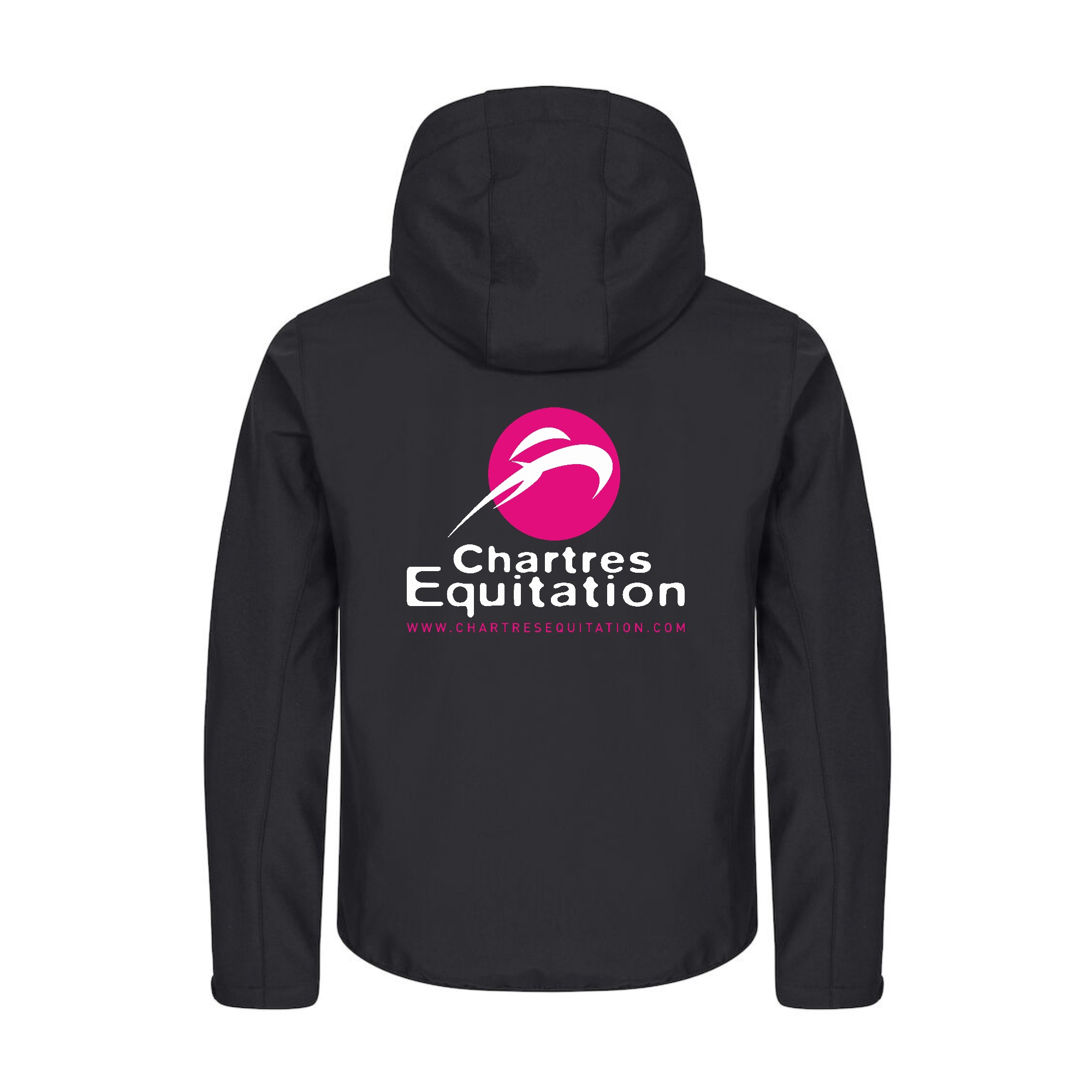 SOFTSHELL "Classic" (homme) - Chartres Équitation - Noir - 0200912 – Image 3