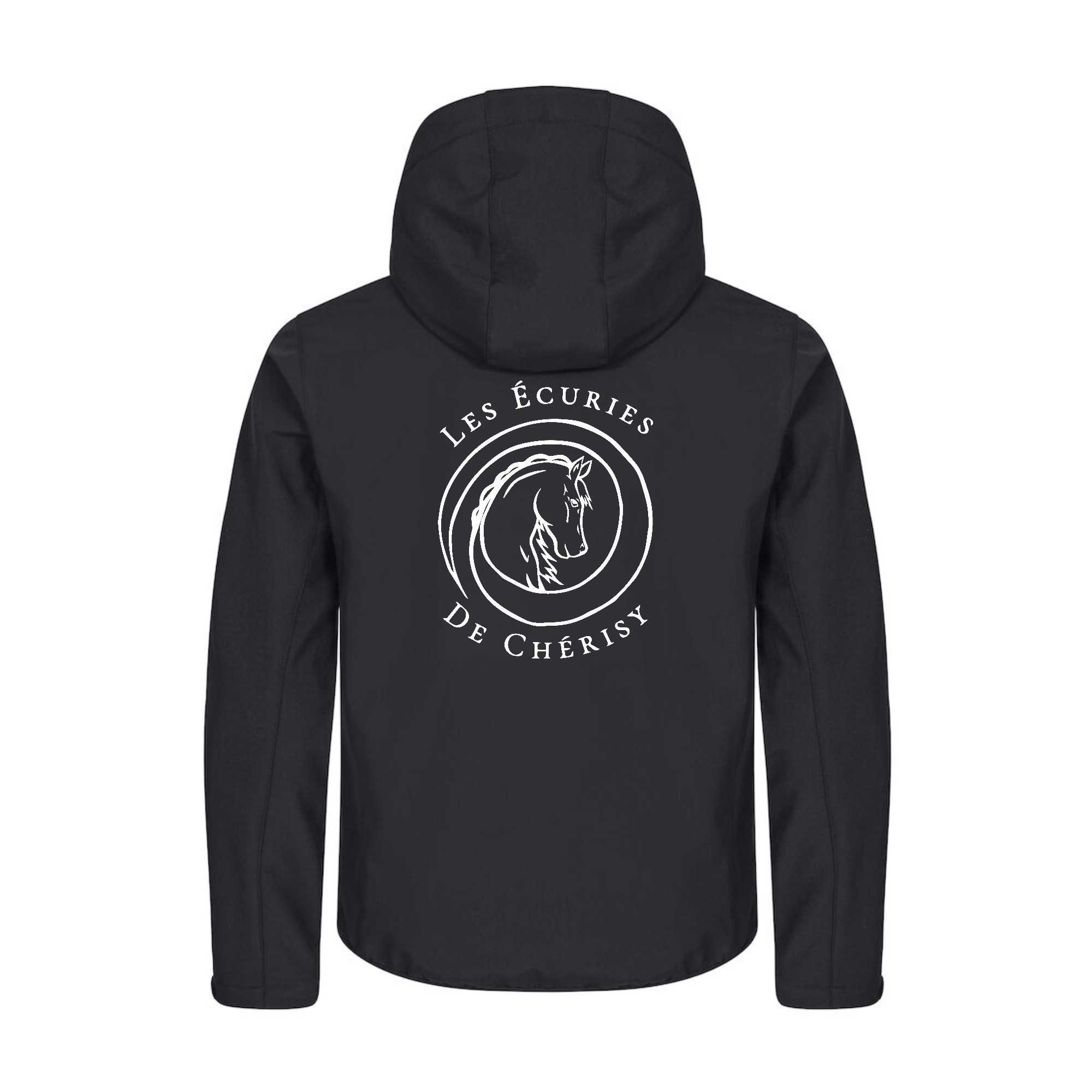 SOFTSHELL "Classic" (homme) - Les Ecuries de Chérisy - Noir - 0200912 – Image 3