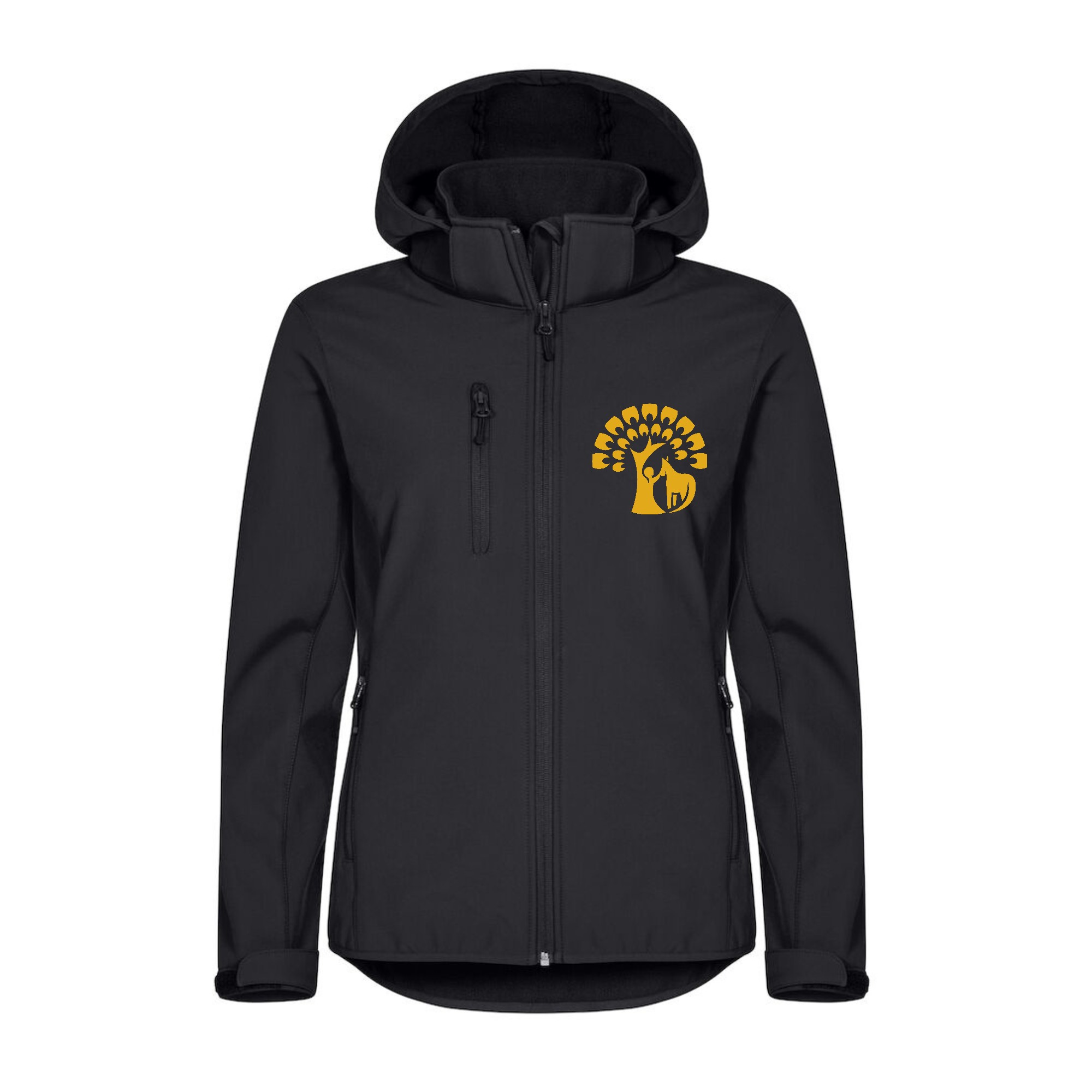 SOFTSHELL "Classic" (femme) - Les Chevaux de Brocéliande – Noir - 0200917