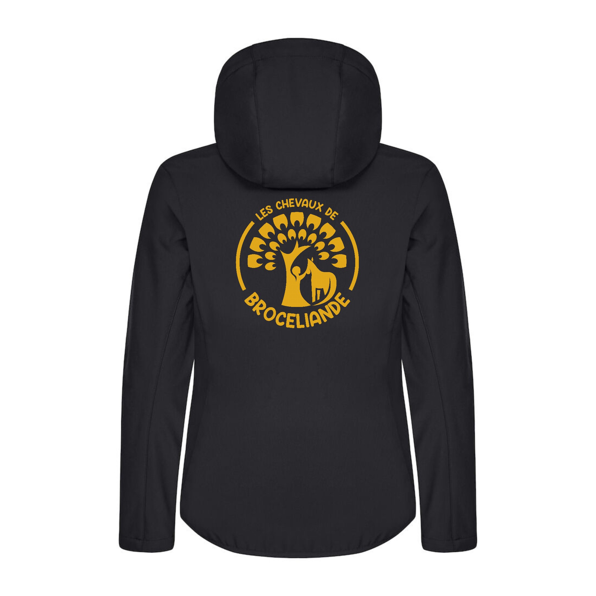 SOFTSHELL "Classic" (femme) - Les Chevaux de Brocéliande – Noir - 0200917 – Image 3