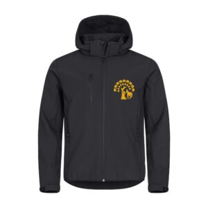 SOFTSHELL "Classic" (homme) - Les Chevaux de Brocéliande - Noir - 0200912