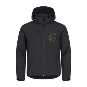 SOFTSHELL "Classic" (homme) - Les écuries de la Chênaie - Noir - 0200912