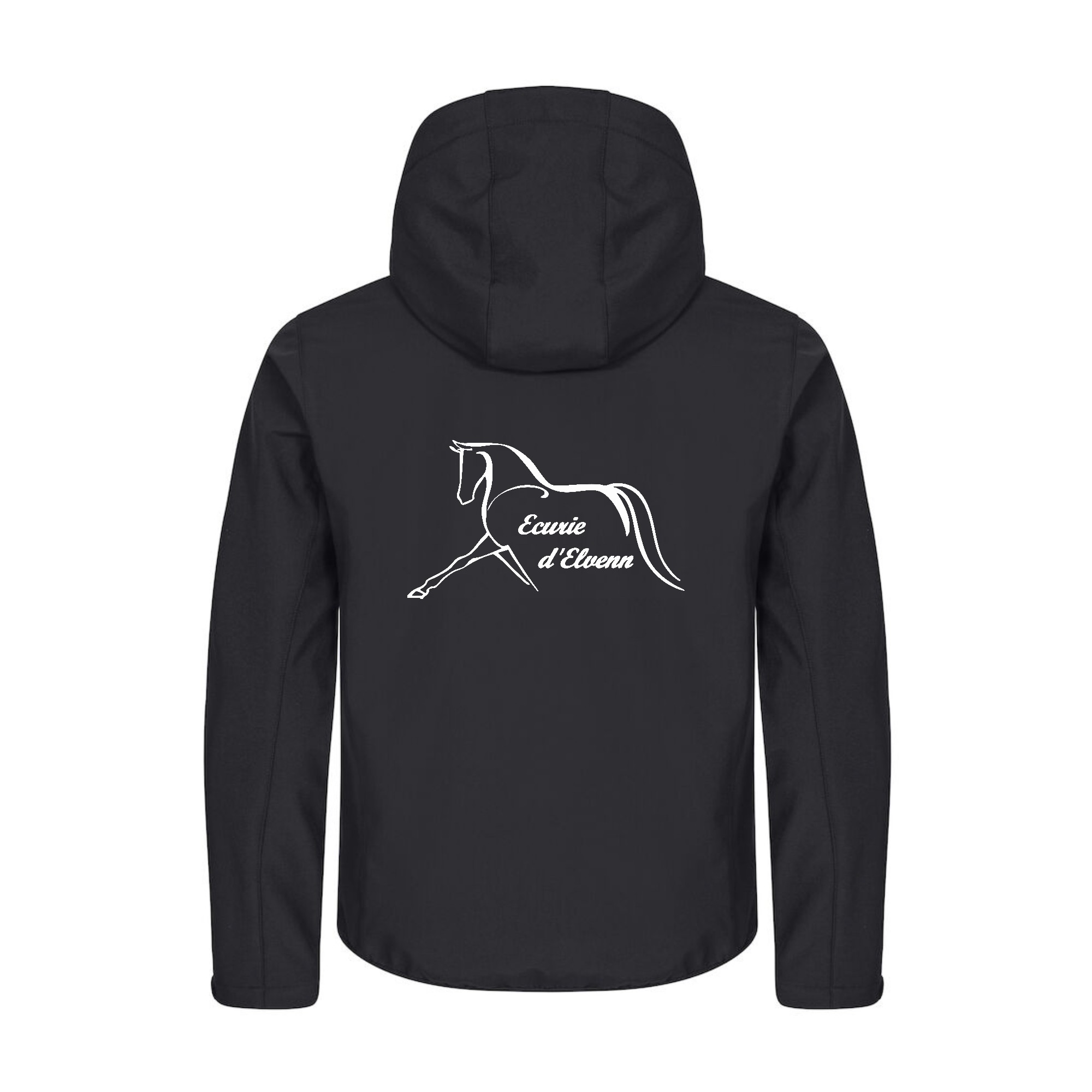 SOFTSHELL "Classic" (homme) - Écurie d'Elvenn - Noir - 0200912 – Image 3