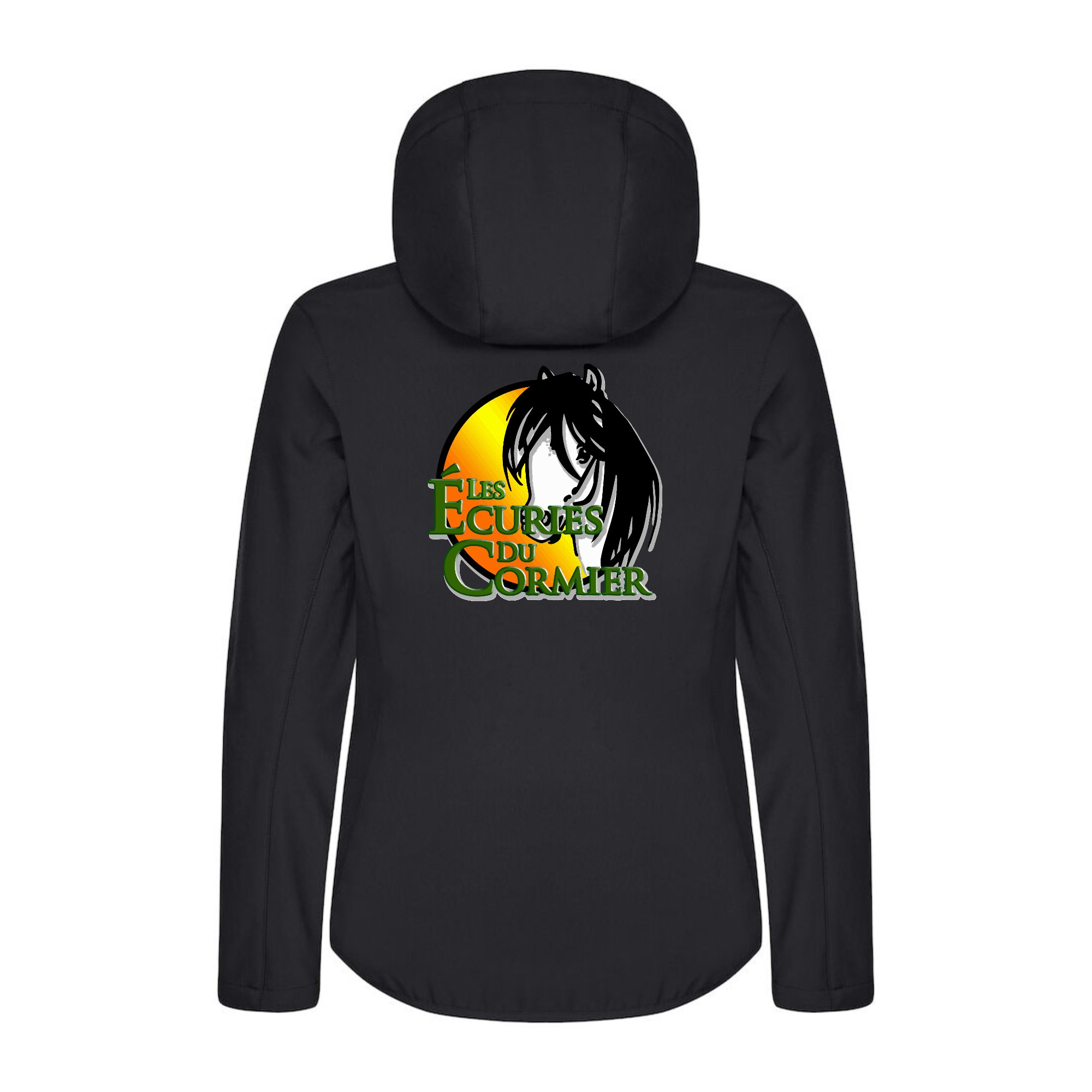 SOFTSHELL "Classic" (femme) - Les écuries du Cormier - Noir - 0200917 – Image 3