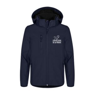 SOFTSHELL "Classic" (enfant) - Les Cavaliers de la Traire - Navy - 0200909