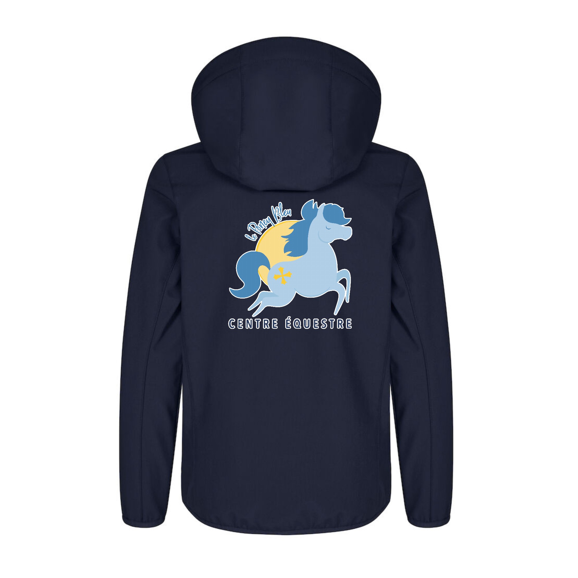 SOFTSHELL "Classic" "Classic" (enfant) - Le Poney Bleu - Navy - 0200909 – Image 3