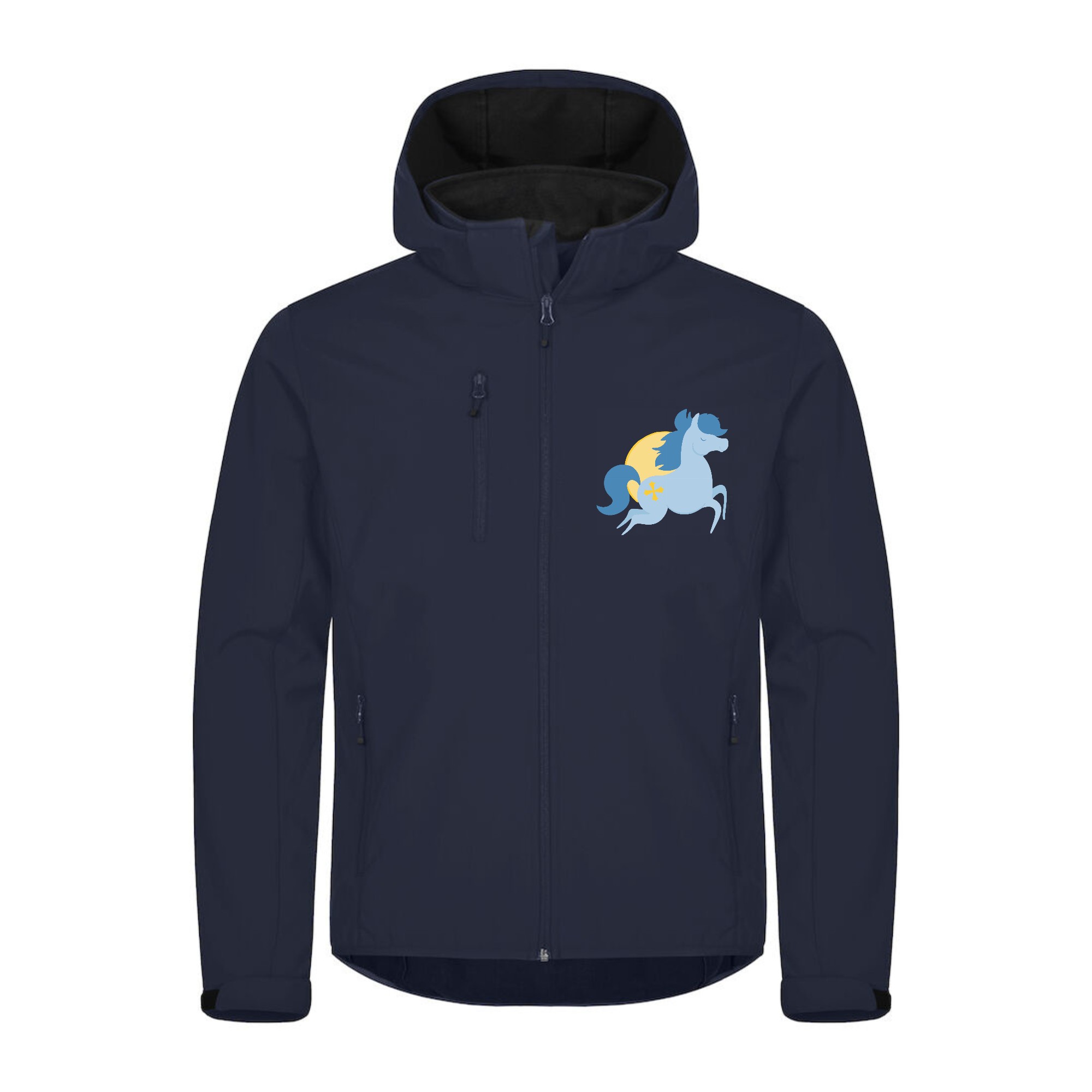SOFTSHELL "Classic" (homme) - Le Poney Bleu - Navy - 0200912