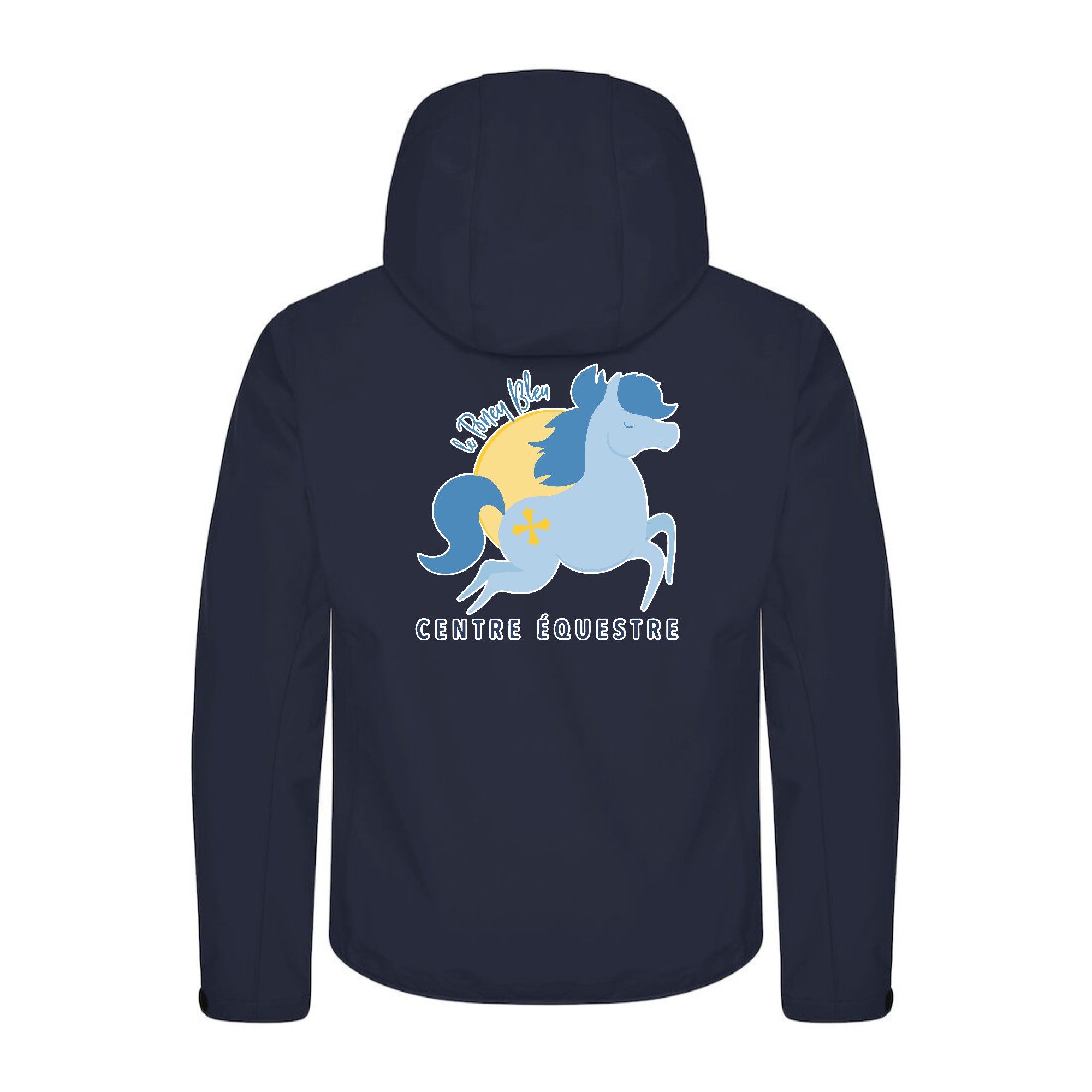 SOFTSHELL "Classic" (homme) - Le Poney Bleu - Navy - 0200912 – Image 3