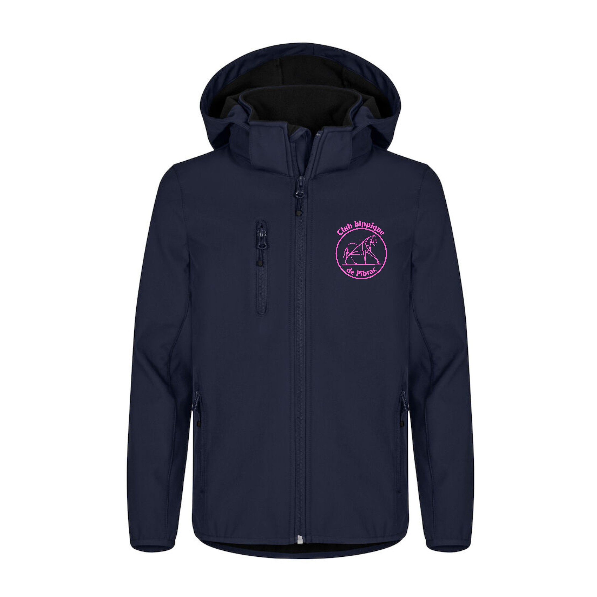 SOFTSHELL "Classic" (enfant) - Club hippique de Pibrac - Navy - 0200909