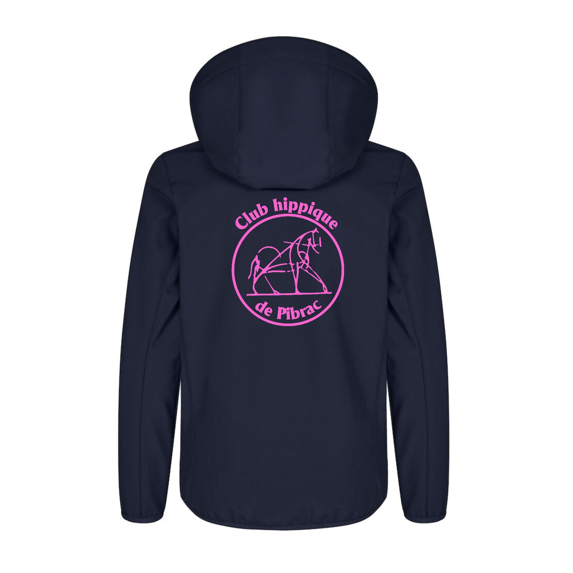 SOFTSHELL "Classic" (enfant) - Club hippique de Pibrac - Navy - 0200909 – Image 3