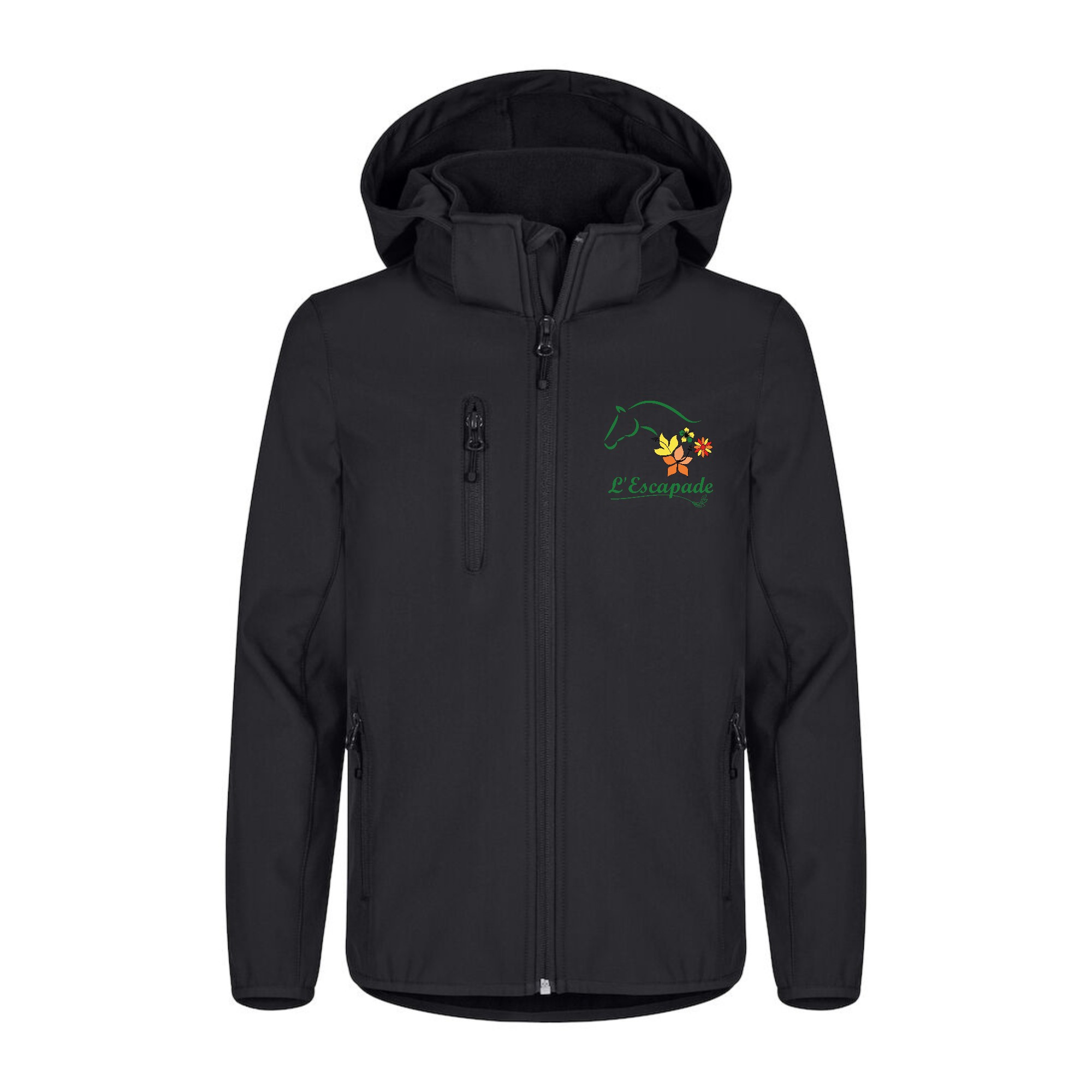 SOFTSHELL ''Classic'' (enfant) - Centre équestre l'Escapade - Noir (37) - 0200909