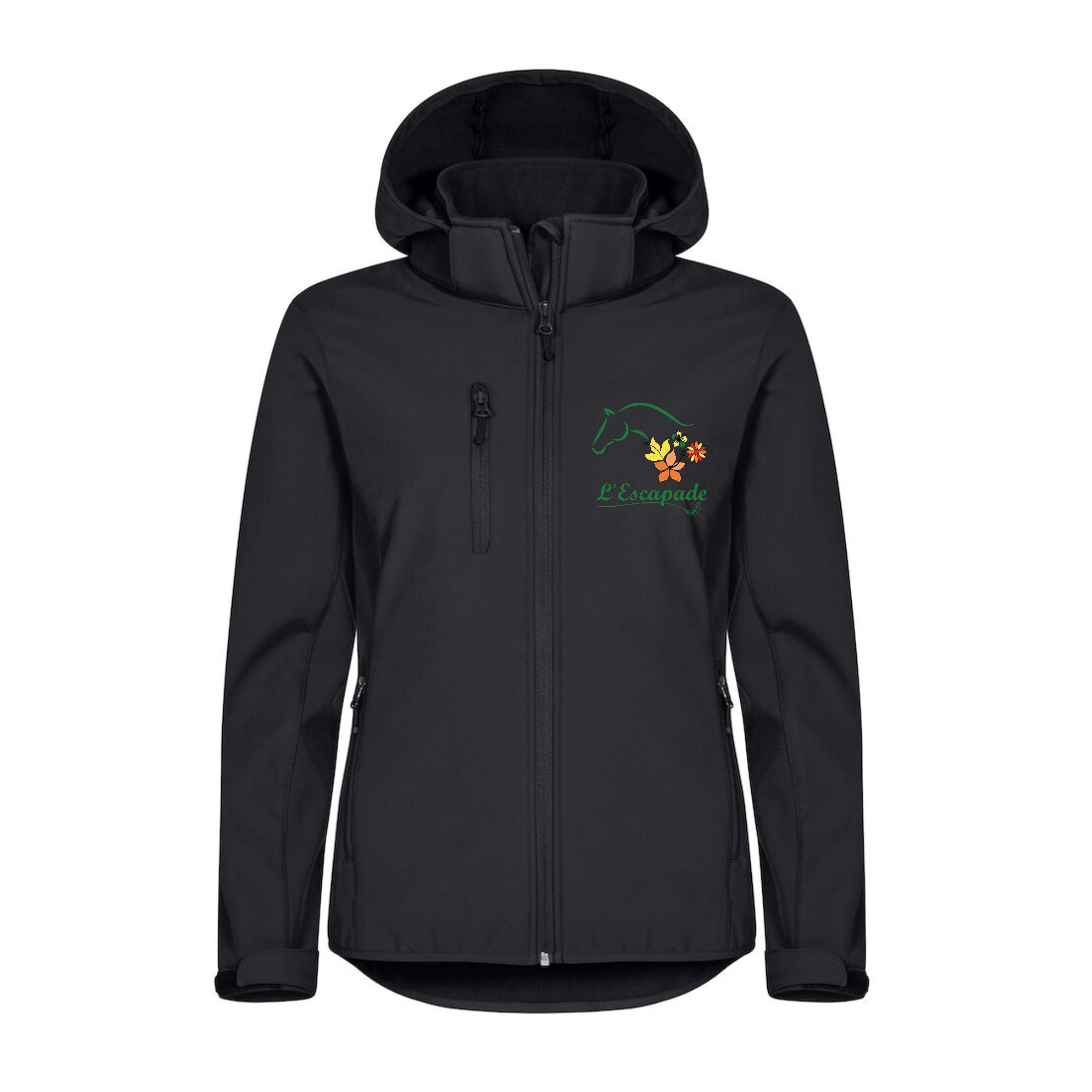 SOFTSHELL "Classic" (femme) - Centre équestre l'Escapade (37) - Noir - 0200917