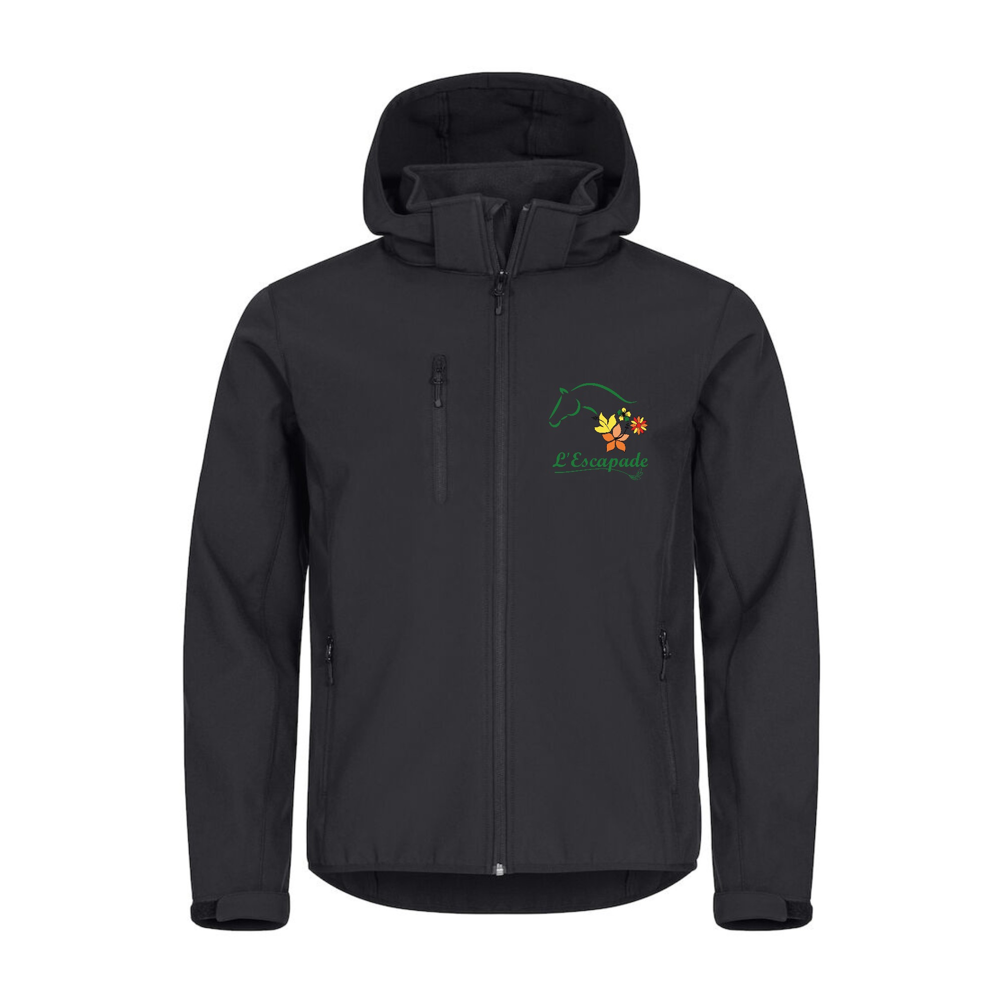 SOFTSHELL "Classic" (homme) - Centre équestre l'Escapade (37) - Noir - 0200912