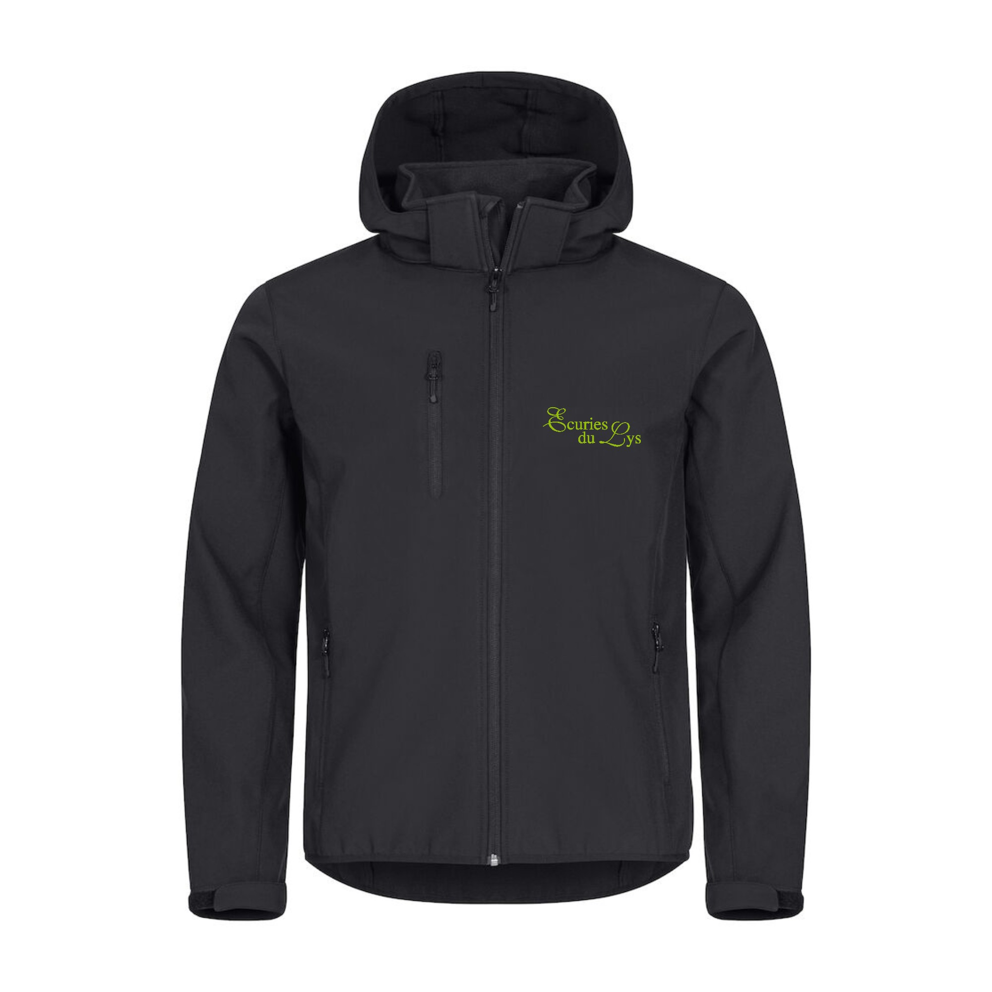 SOFTSHELL "Classic" (homme) - Écuries du Lys - Noir - 0200912
