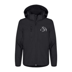 SOFTSHELL "Classic" (enfant) - Les crinières au naturel - Noir - 0200909