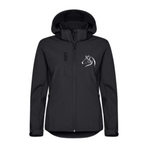 SOFTSHELL "Classic" (femme) - Les crinières au naturel - Noir - 0200917