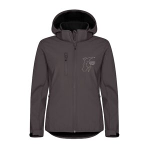 SOFTSHELL "Classic" (femme) - Les écuries des petites dames - gris Anthracite - 0200917