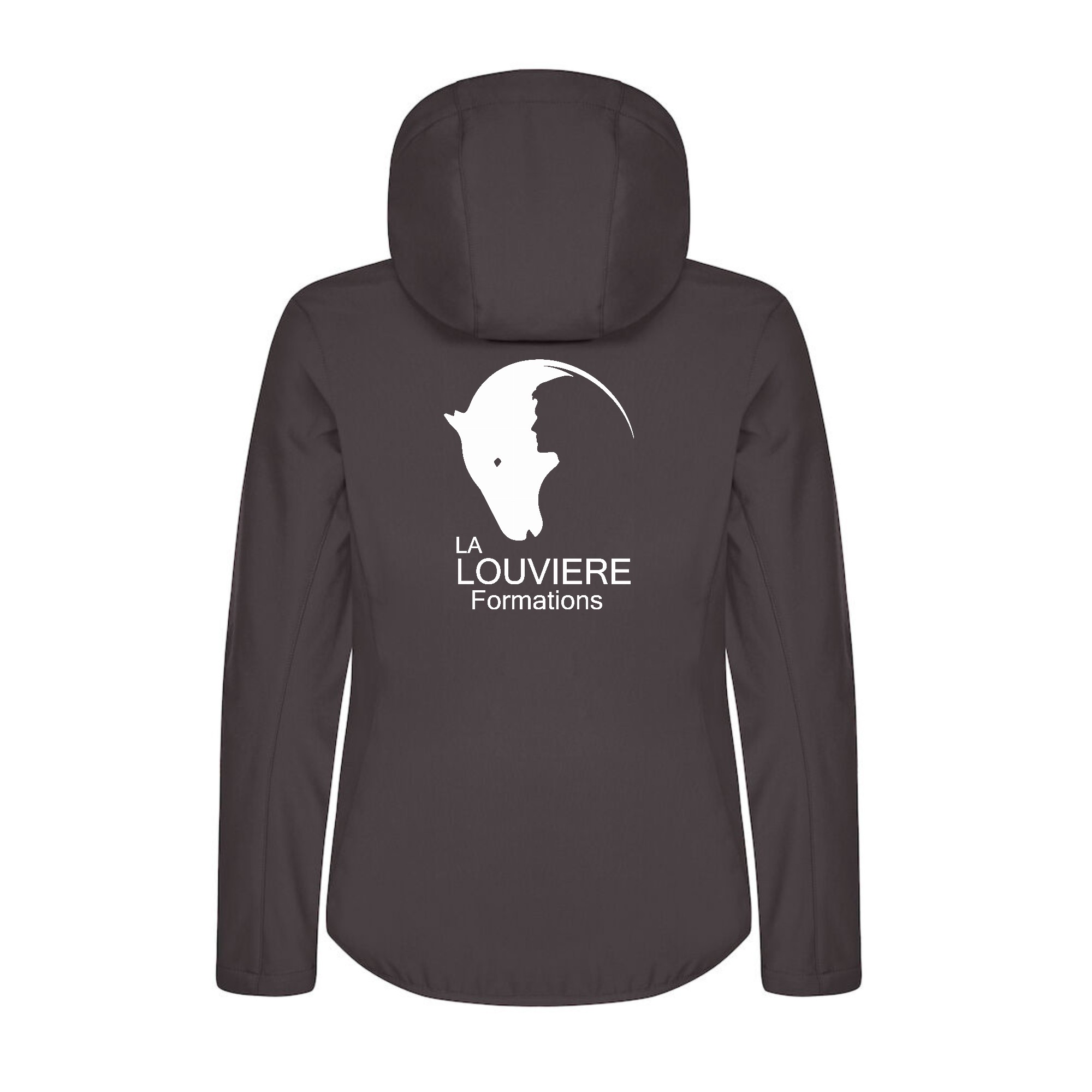 SOFTSHELL "Classic" (femme) - La Louvière Formations - Gris anthracite - 0200917 – Image 3