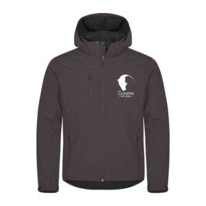 SOFTSHELL "Classic" (homme) - La Louvière Formations - Gris anthracite - 0200912