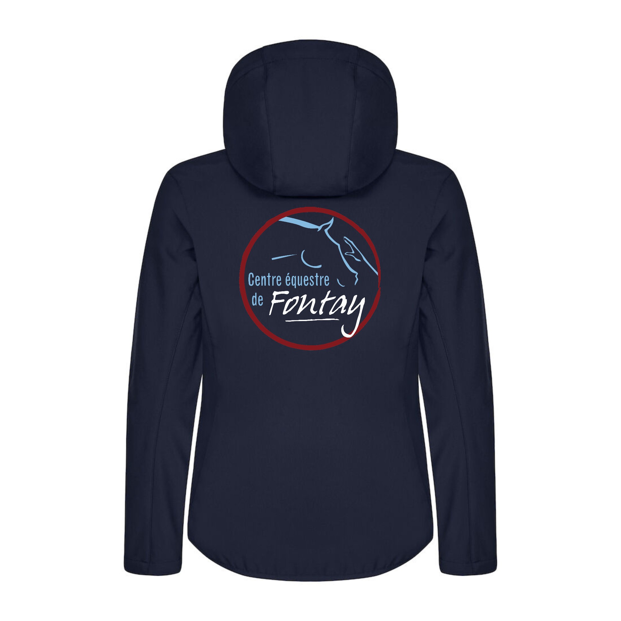 SOFTSHELL "Classic" (femme) - Centre Équestre de Fontay - Navy - 0200917 – Image 3