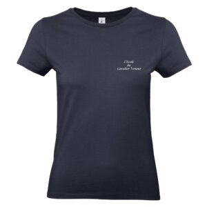 T-SHIRT (femme) - L'Ecole du Cavalier Veneur - Navy - BC04T