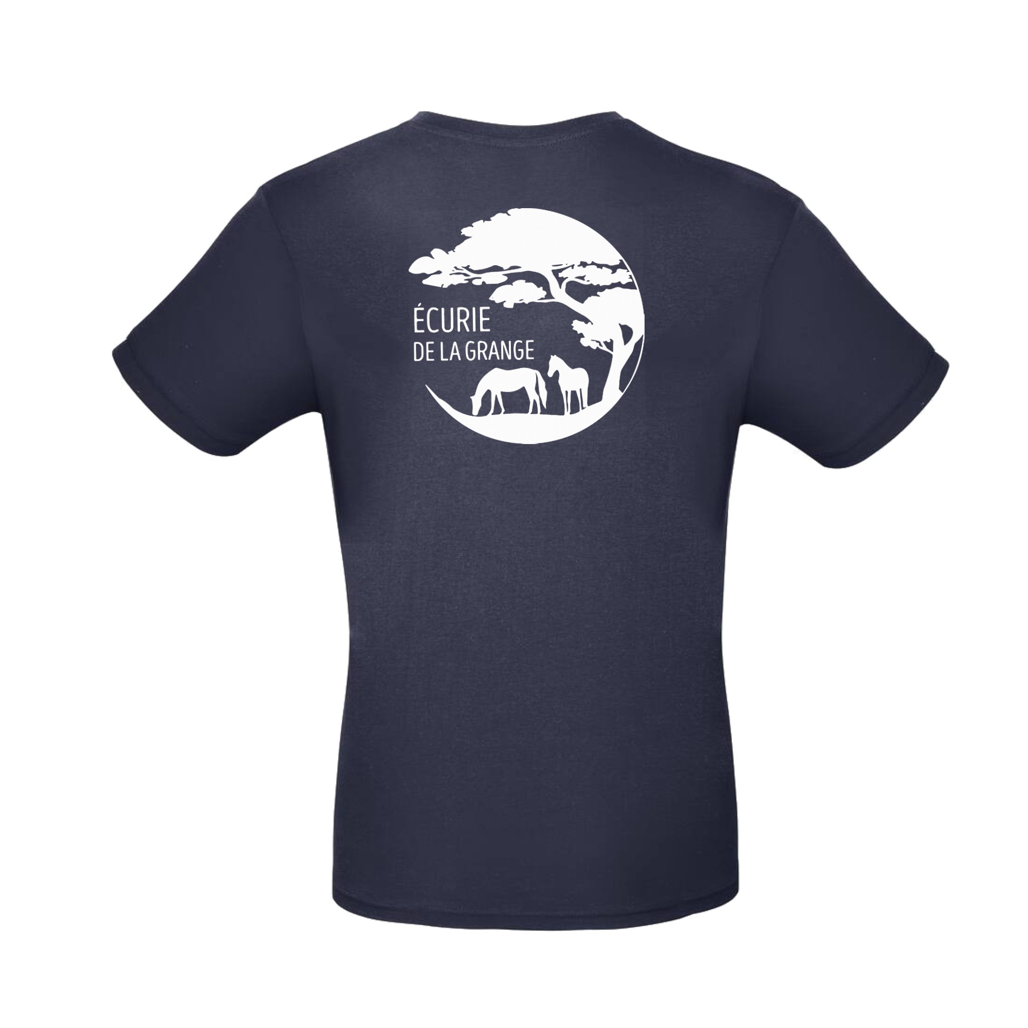 T-SHIRT (enfant) - Ecurie de la Grange - Navy - BC03TK – Image 3