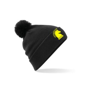 BONNET AVEC POMPOM - Equi Fano - Noir - BF426