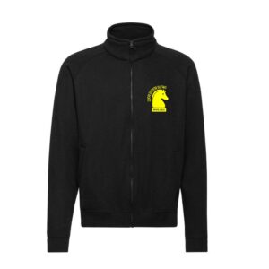 SWEAT ZIPPE SANS CAPUCHE (femme) - Equi Fano - Noir - 021039