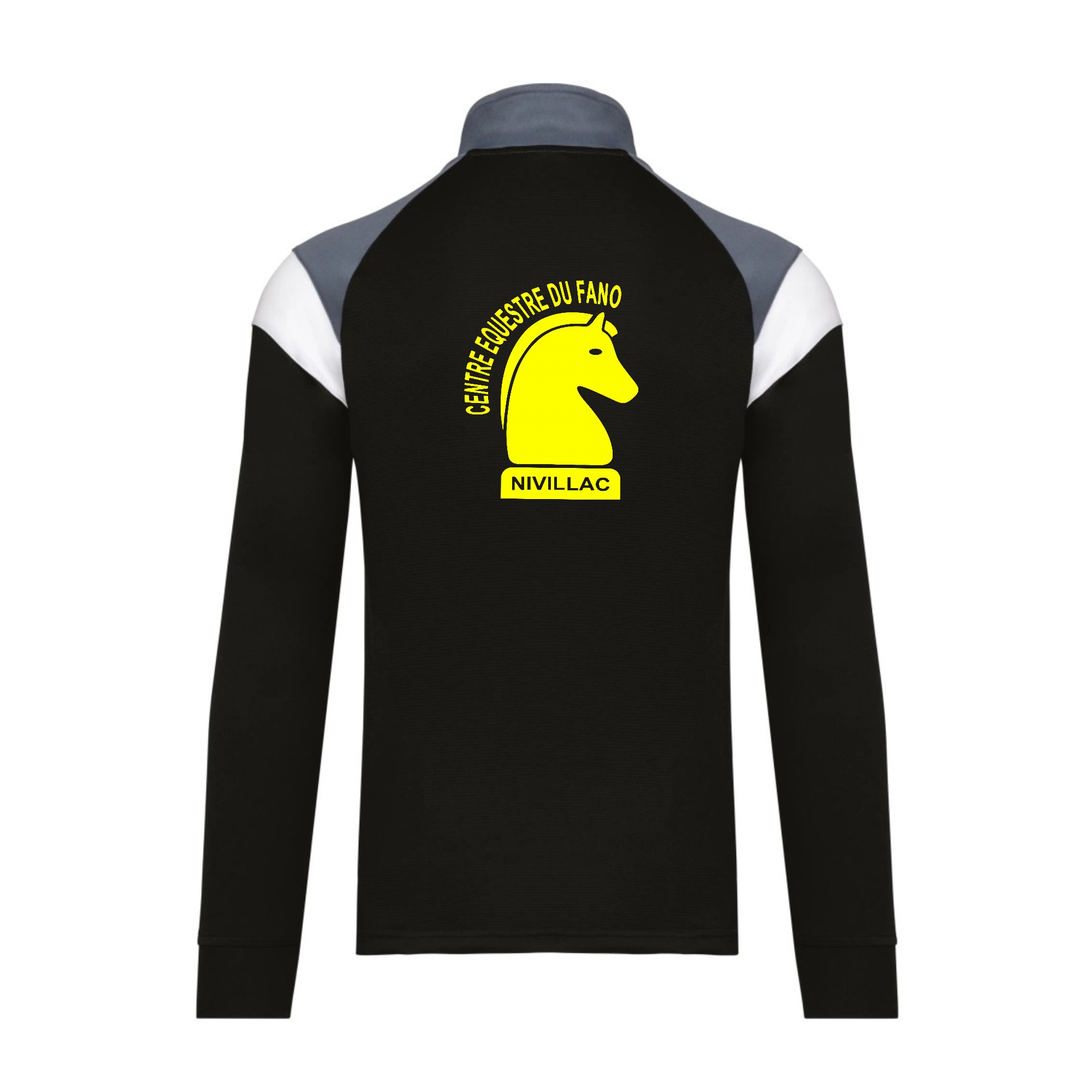 Veste de survêtement zippée (enfant) - Equi Fano - Noir - PA391 – Image 2