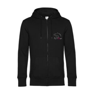 SWEAT ZIPPÉ (Homme) - Les Equimagniaques - Noir - BCU03K