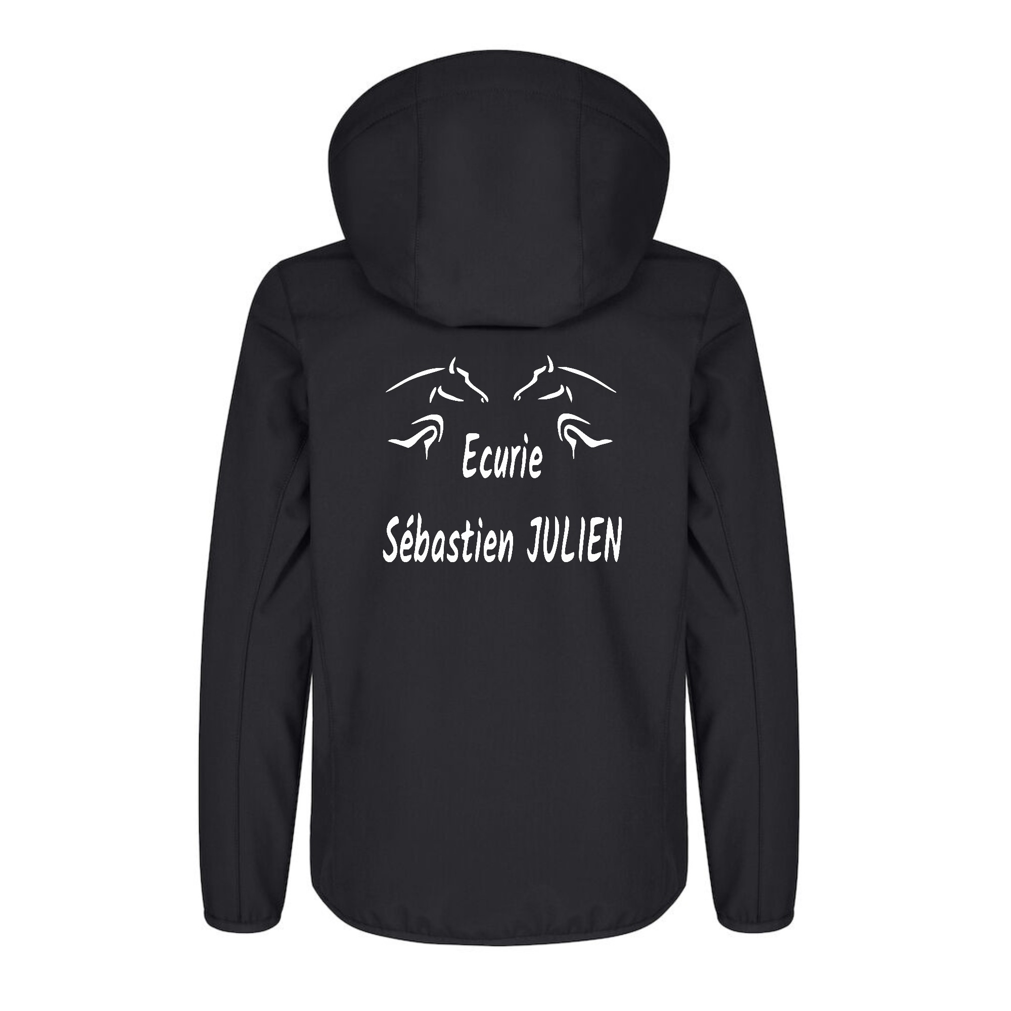 SOFTSHELL "Classic" (enfant) - Centre équestre Pas des Lanciers - Noir - 0200909 – Image 3