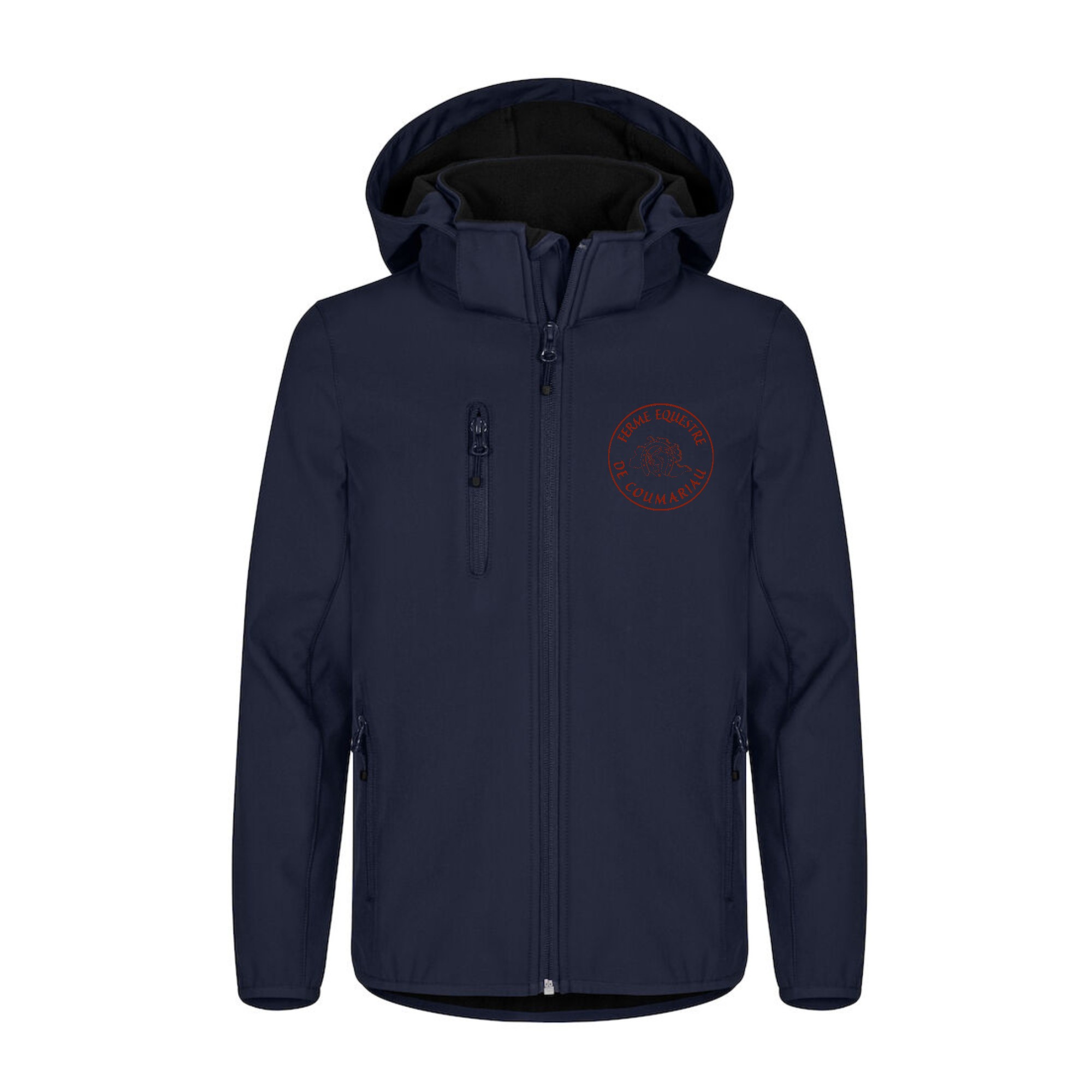 SOFTSHELL "Classic" (enfant) - Ferme Equestre de Coumariau - Navy - 0200909