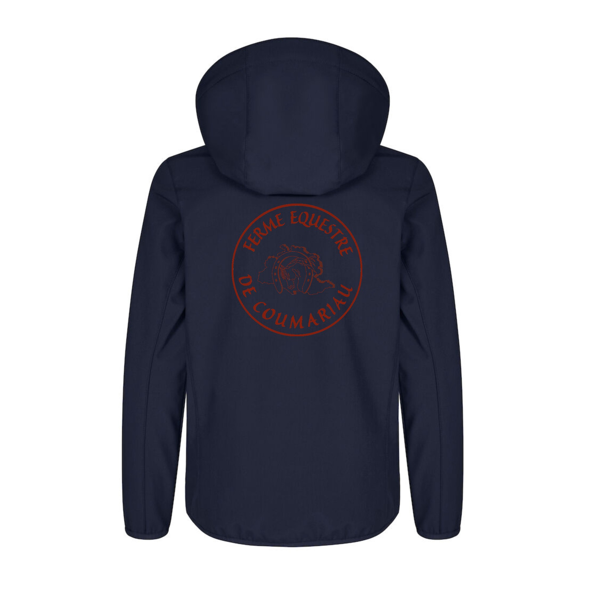 SOFTSHELL "Classic" (enfant) - Ferme Equestre de Coumariau - Navy - 0200909 – Image 3