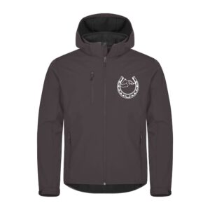 SOFTSHELL "Classic" (homme) -Poney club des Retrouvailles - Gris Anthracite - 0200912