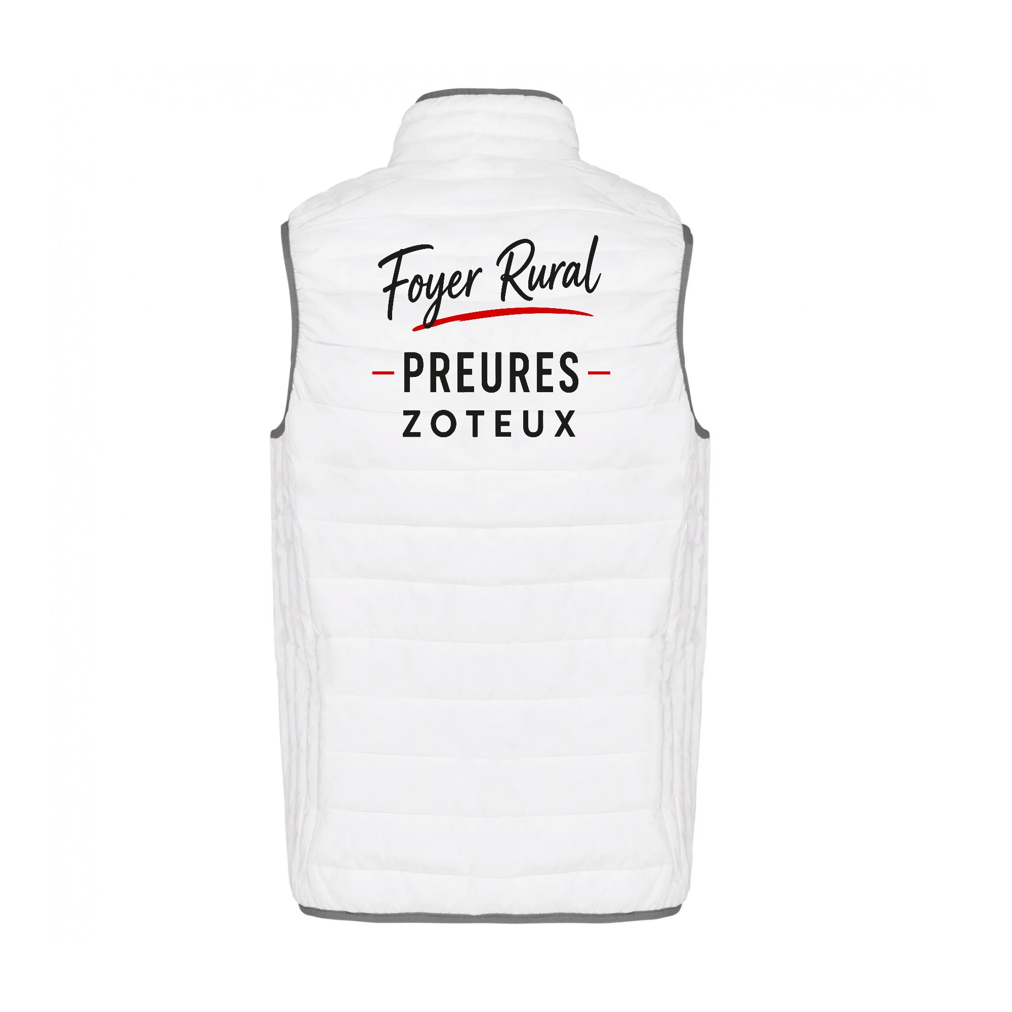 DOUDOUNE SANS MANCHES (femme) - FOYER RURAL PREURES ZOTEUX - K6114 – Image 3