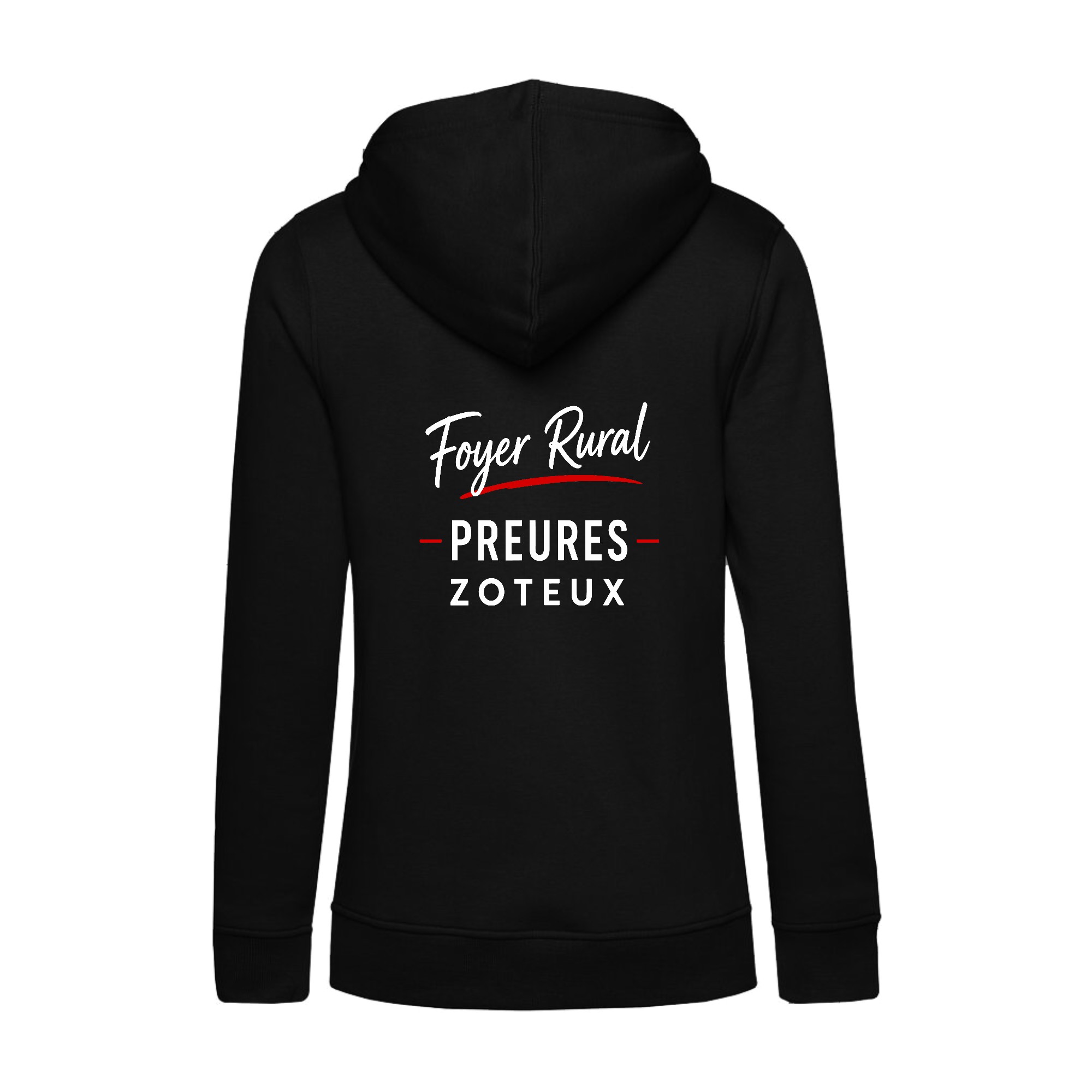 SWEAT A CAPUCHE (femme) – FOYER RURAL PREURES ZOTEUX - BCW34B – Image 4