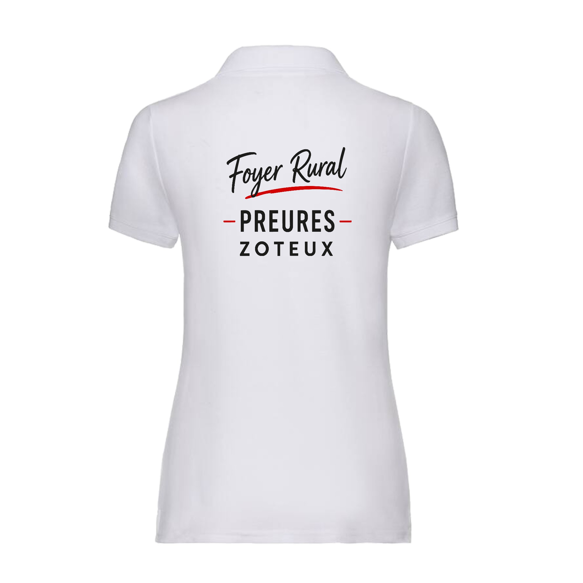 POLO (femme) - FOYER RURAL PREURES ZOTEUX - BCI1F – Image 3