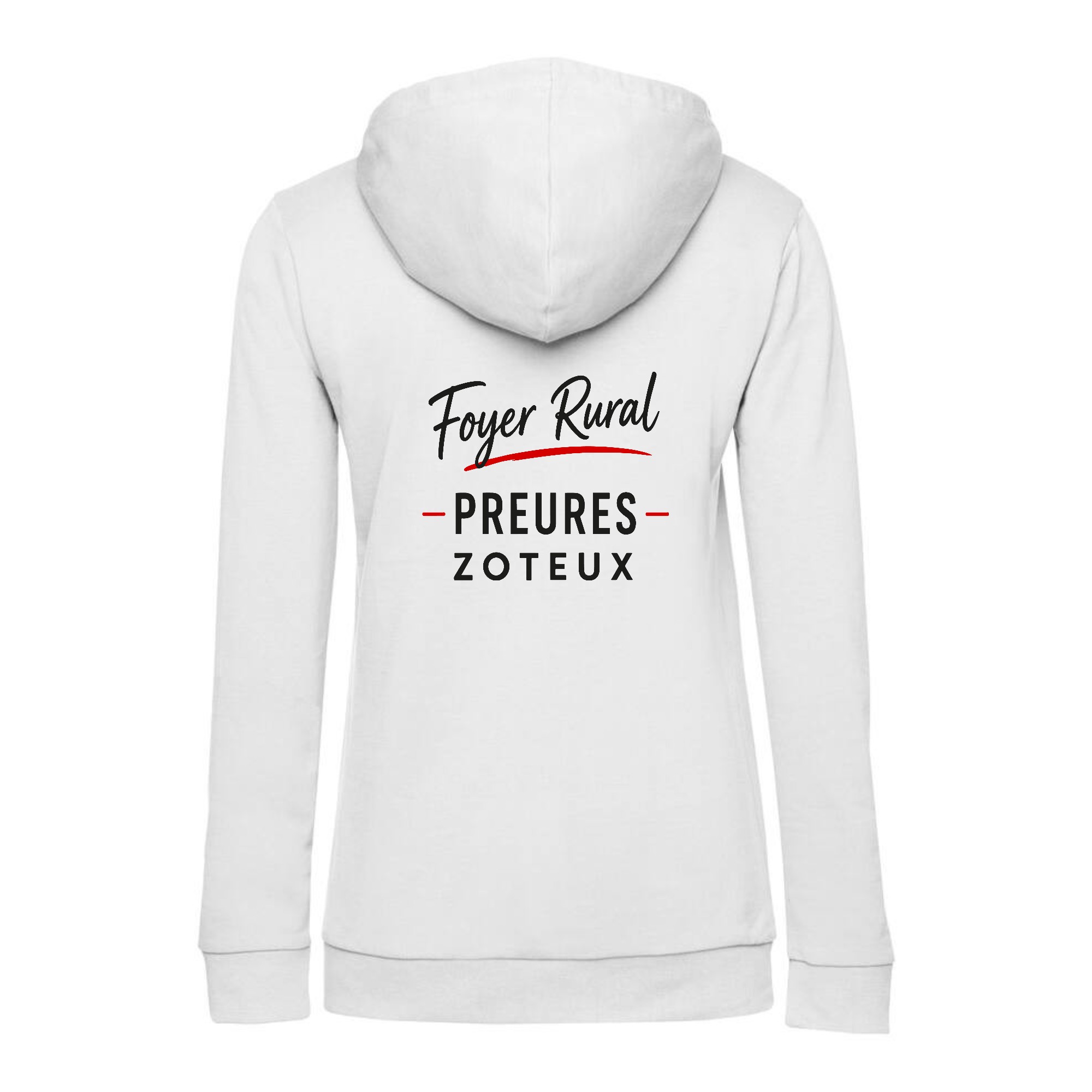 SWEAT A CAPUCHE (femme) – FOYER RURAL PREURES ZOTEUX - BCW34B – Image 3