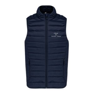 DOUDOUNE SANS MANCHES (enfant) - L'Ecole du Cavalier Veneur - Navy - K6115