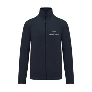 Veste micropolaire zippée (enfant) – L'Ecole du Cavalier Veneur - Navy – K920
